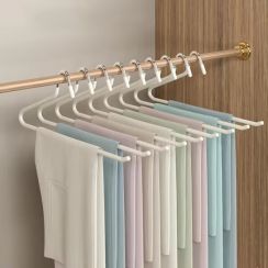 60Pcs Space Saving Metal Trouser Rack For Home Use