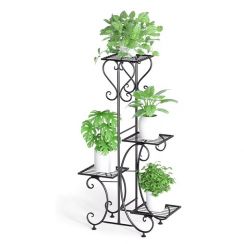 4 Tier Metal Planter Rack 2 pcs